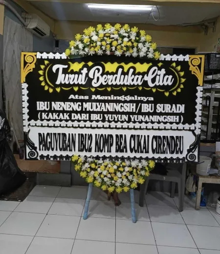 Papan Bunga Duka Gading Serpong Tangerang